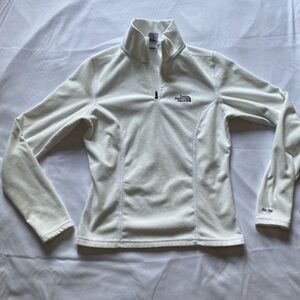 The North Face Cream Fleece Quarter-Zip